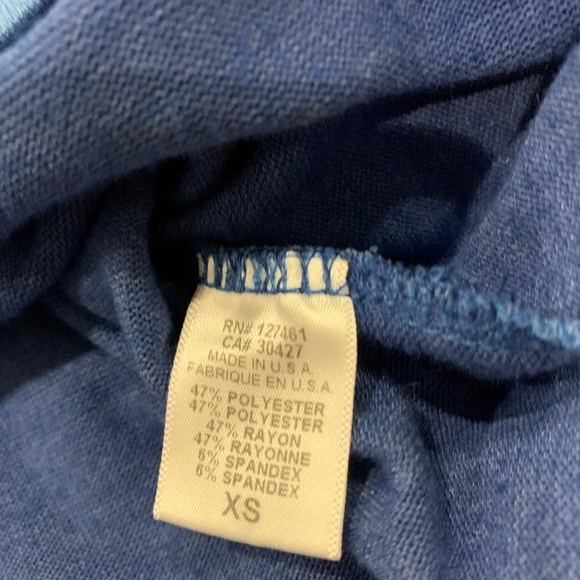 Wildfox Varsity Baggy Beach V Neck Sweatshirt Blue - Picture 7 of 9